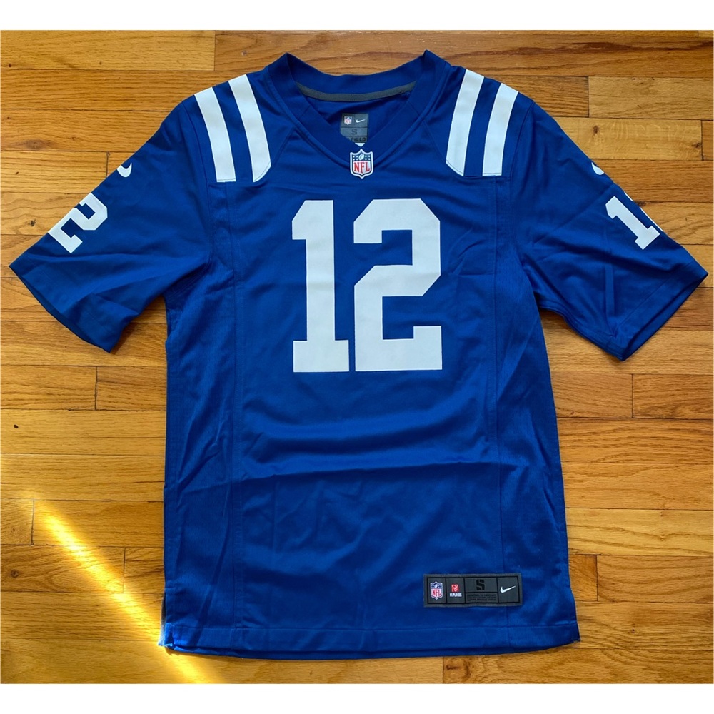 Men’s Nike Andrew Luck On Field Colts Jersey